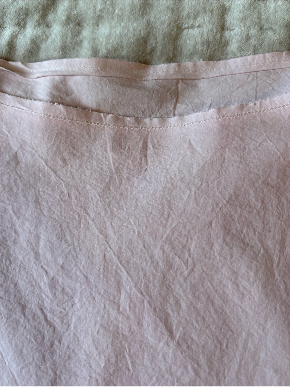 MANUELLE GUIBAL The Zani Top in Pearl Pink Parisian Boxy Blouse Cotton Poplin 0 - Picture 12 of 16